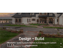 Tablet Screenshot of copper-homes.com
